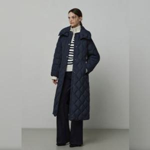 잇미샤 넥크 워머 롱 구스다운 패딩코트 ITPBWPD710