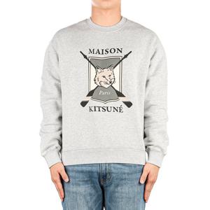 [메종키츠네] (LM00309KM0307 LIGHT GREY MEL) 남성 맨투맨