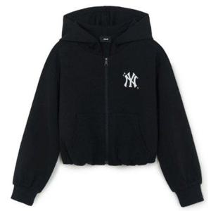 [엠엘비키즈] MLB 키즈 스트리트 걸즈 크롭 후드집업(7FHDB1354-50BKS) 7FHDB1354