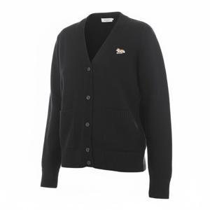 메종키츠네 여성 베이비 폭스 가디건 (LW00507KT1006 BLACK) 24FW