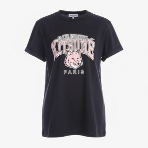 메종키츠네 여성 캠퍼스 폭스 반팔 티셔츠 (LW00104KJ0035 NAVY)