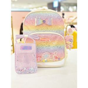 [티파니아동] 아이보리 무지개 펄 책가방 (Q61DG2061) Q61UG2061