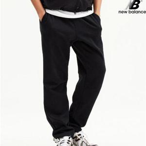 뉴발란스 NBMLE11013-BK 에센셜 스트레이트 팬츠 남녀공용 트레이닝 긴바지