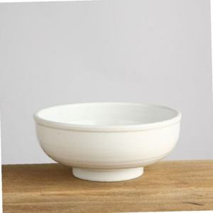 이천도자기 떡살백자 면기 소 19cm 그릇 식기