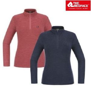 [레드페이스] HC22 여성 스트라이프러쉬우먼짚티셔츠 REWFTSW22056