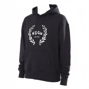 MSGM 로고 프린트 후드 티셔츠 (3540MM130 237799 99)