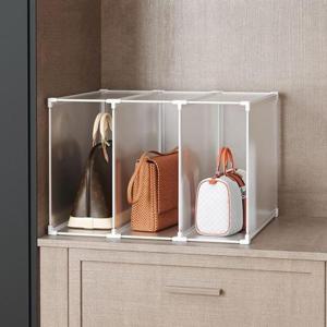 DIY 수납장 조립식 핸드백보관 반투명 진열 가방