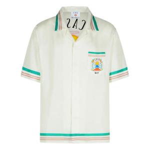 카사블랑카 긴팔 셔츠 MPF25 SH 003 07CASA WAY White