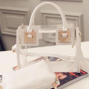 젤리백 속보이는 가방 여성패션숄더백 캐주얼 코디