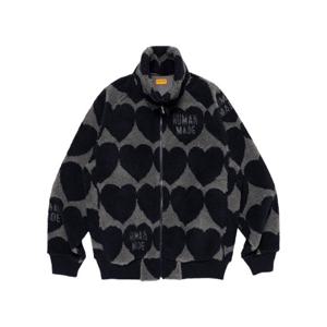 휴먼메이드 하트 플리스 자켓 네이비 HM30JK026