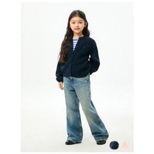 [타미힐피거칠드런] 셔닐 크루넥 가디건 (T42G0WCD350GT1) 3T 16세 T42G0WCD350GT1