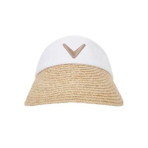 캘러웨이골프썬캡 LQS CWAC25M403_BE [여성] 와이드 천연초 바이저