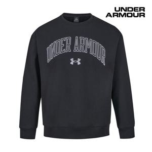 [언더아머(백)]남여공용 APAC HWT 테리 크루 라운드 긴팔 맨투맨 티셔츠 6014353-001