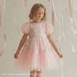 [로엠걸즈(아동)]블링 블링 퍼프 드레스 RGOW26S1P