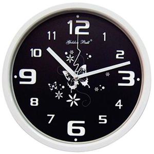 GB4235 무소음 화이트 나비꽃 벽시계 제조한국 벽시계 예쁜시계 인테리어소품 집들이 선물