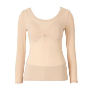 와코루 (상의)얇고 안입은듯 따뜻한 콜라겐 극세사 내의 상의[WLG2451C]