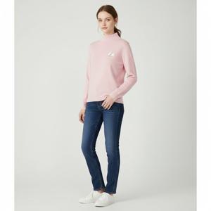 메종키츠네 올림피아 르탕 플라워 폭스 하이넥 니트 JW00573KT1036 P601