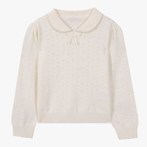 [로엠걸즈(아동)]단정 애리 스카시 풀오버 스웨터 RGKA2614P