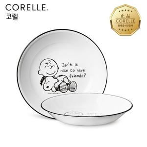 코렐 스누피앤찰리에디션 찬기대 2P