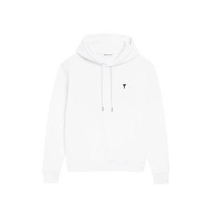 아미 스몰 하트 로고 후드 티셔츠 HSW764 730 100 WHITE