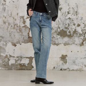 [플랙진]여성 로그 그린 스트레이트 데님팬츠(PJTI5LGK565)