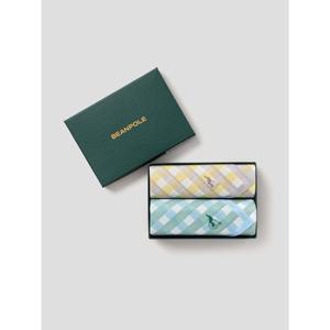 [빈폴ACC] 여성 깅엄체크 손수건 2매 세트 - 그린 (BE6184L32M)