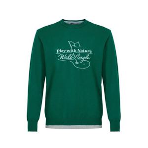 [와이드앵글]남성 CO 배색 인타샤 라운드넥 스웨터 M WMP26K91G8