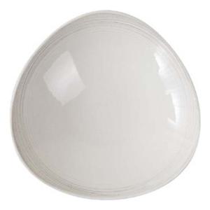 이천도자기 미색라인 삼각찬기 1호 13.8cm 그릇 식기