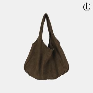 엘케이트 여자 캐주얼 가방 스웨이드 에코백 무지 숄더백 반달 호보백 LANTB003