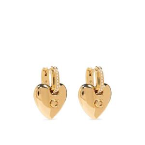 코치 하트 장식 이어링 37557565GLD