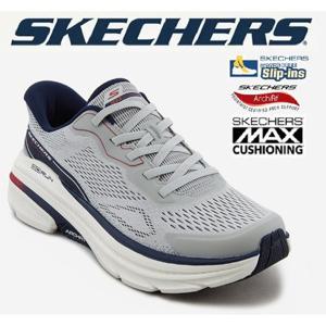 [스케쳐스] 남성 고워크 맥스쿠셔닝 아치핏 슬립인스 SP0MRCGX113 MD