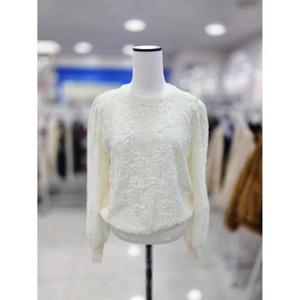 스테파니 세이브존08 플라워 망사 배색 니트 A26SW6105