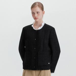[마리끌레르] [정가179,000원] 포켓 포인트 트위드 자켓(MAGAJK05MBK)