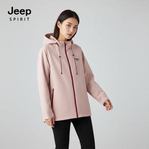 JEEP SPIRIT 하이넥 기능성 윈드브레이커  핑크 (JSSPJK116)