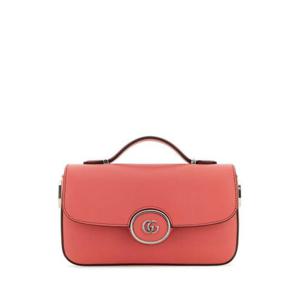 구찌 여성 피치 Dark 미니 레더 바게트 크로스백 739722AABSG 6701