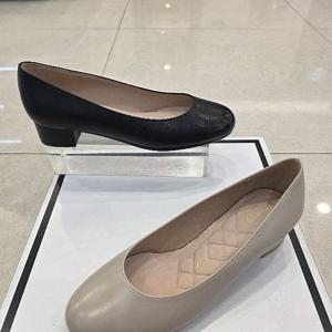 [엘칸토]MARIO여성 소가죽 3cm 라운드토 미들펌프스 LCWD63U613