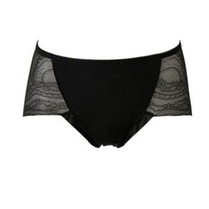 [와코루 란제리] 플라워 자카드패턴 티안나는 여성 햄팬티 데일리 팬티 (WLGC303T BK) C303TBK