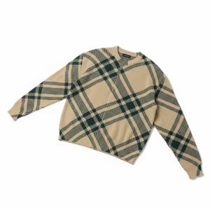 BURBERRY CHECKERED WOOL BLEND CARDIGAN (8083079) (체크 울 블렌드 가디건)