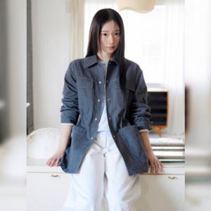 [올리브데올리브]피그먼트워싱 워크자켓 OW6SM206-GB