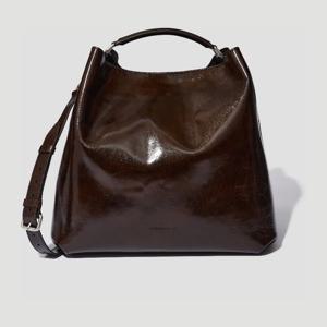 드리스반노튼 폴리시드 가죽 탑 핸들 숄더백 261-021501-0103 8