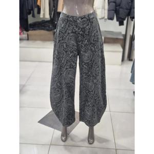 레오파드 배기핏 팬츠 세이브존04 페이즐리 배기 면 팬츠 BGM1WDPT6070A