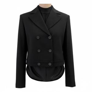 AS보장 (전사이즈) 막스마라 아키아이오 캐디 자켓 블랙 ACCIAIO 60460539600