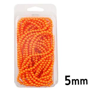 JMds 유니아트 (진주) 3000 칼라 구슬 단색 진주 (주황) (5mm)