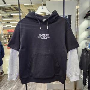 에스핏 HC09 레이어드그래픽 후드티셔츠 SJA101UKHT18