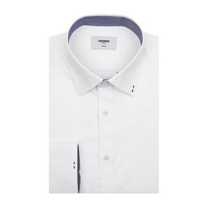 [레노마(셔츠)]뱀부 폴리스판 트윌솔리드 긴소매 일반피셔츠 RQSSG0010WH