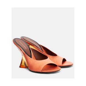 드리스반노튼 새틴 웨지 뮬 P01154510