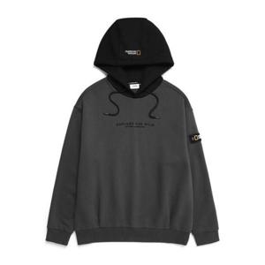 내셔널지오그래픽 N233UHD020 루트라 세미오버핏 배색 후디 332235