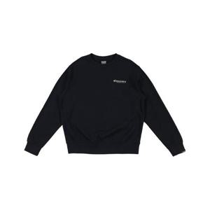 디스커버리 공용 바시티 백 레터링 맨투맨 DXMT15041-BKS