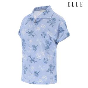 엘르골프 세이브존01 여성 플라워 패턴 폴로 티셔츠 6L45204 816