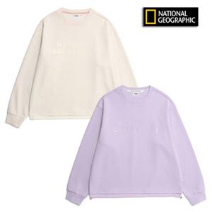 [내셔널지오그래픽]  여성용 밑단 레이어드 스트링 맨투맨 티셔츠N231WSW020 N231WSW020